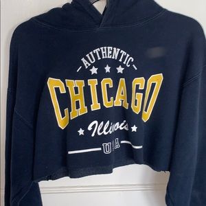 Cropped Chicago Hoodie